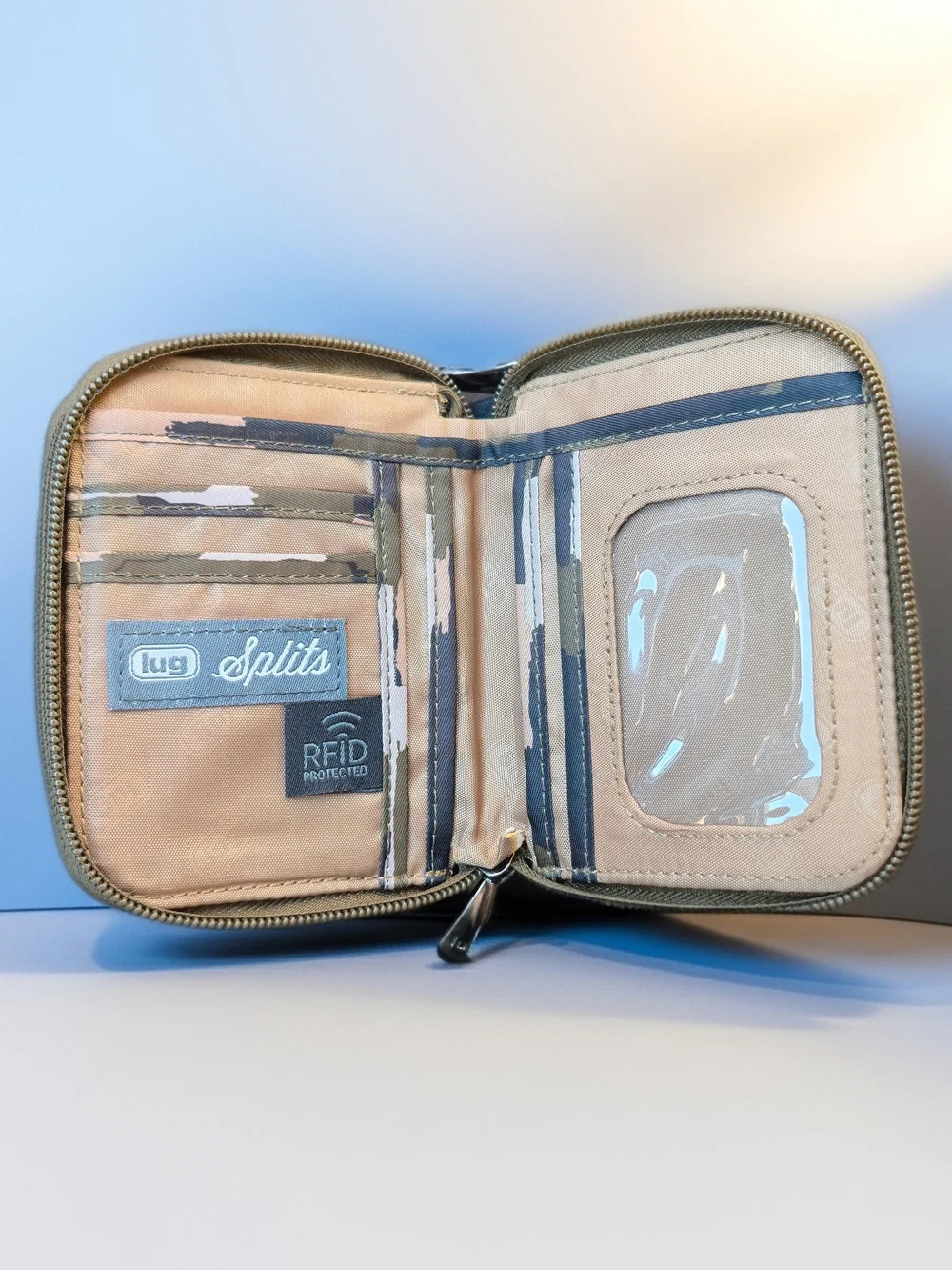lug Splits Waller in Classic Olive Green Camo